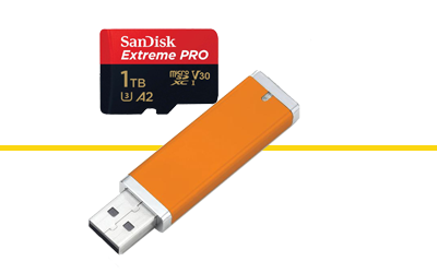 SD Cards & USB Drives